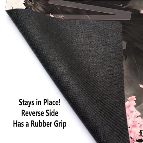 STORKY MTG Playmats, Landscape Board Game Mat with Storage Bag Mouse Pad for MTG DTCG CCG RPG Trading Card MTG Playing Mat with Zones Smooth Rubber Surface Battle 24 x 14 inches, Dragon - color: Dragon