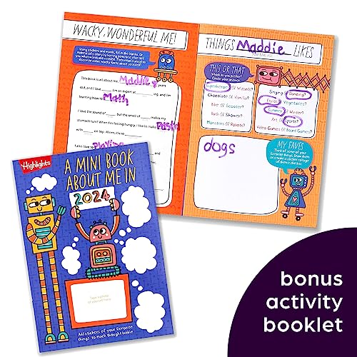Highlights for Children Hidden Pictures 2024 Activity Books for Kids Ages 6 and Up, 4-Book Set of Travel-Friendly Screen Free Seek and Find Fun, Books Double as Coloring Books