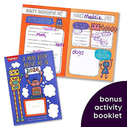 Highlights for Children Fun 2024 Puzzle Books for Kids Ages 6 and Up, 4-Book Set of Brain Teasers, Mazes, Word Puzzles and More Travel-Friendly Screen Free Brain-Boosting Activities