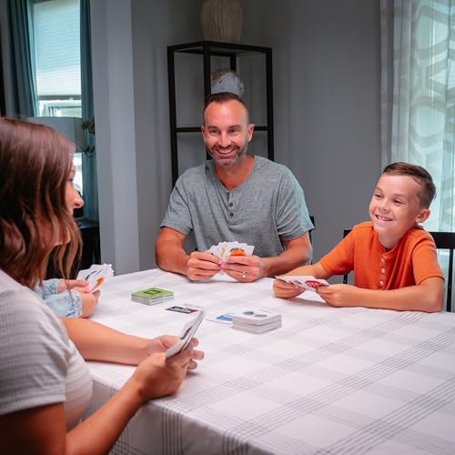Moose SLAPZI Fast-Matching Card Game, 2-8 Players, Ages 8+ | Match picture to clue & slap down first; 60 clue & 90 picture cards, party game for kids and adults