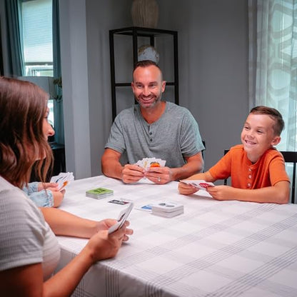 Moose SLAPZI Fast-Matching Card Game, 2-8 Players, Ages 8+ | Match picture to clue & slap down first; 60 clue & 90 picture cards, party game for kids and adults
