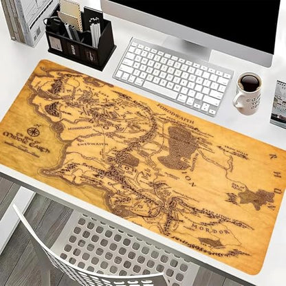 Playmat Board Game Card Game Trading Card Game Play mat Desk pad Original Hand-Painted Stitched Edges Smooth Surface Rubber Base 23.6x13.8in