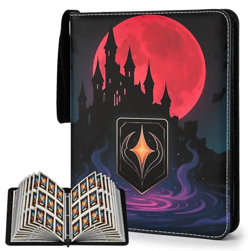 9 Pocket Card Binder for MTG/YGO/PTCG/Game Cards, Holds 720 Cards,Premium Card Collector Book for TCG Players,Toys Gifts for Kids-Magenta - color: 2-Magenta