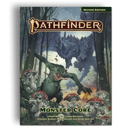 Pathfinder Monster Core Pocket Edition - Tabletop RPG Rulebook | 6.7" x 8.4" Softcover | Over 400 Creatures | Second Edition Remaster | Ages 16+ | 376 Pages
