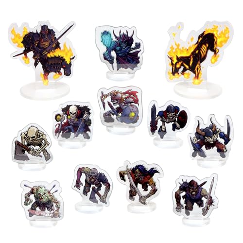 1985 Games Minis, Compatible with DND, RPG, Tabletop Games, Roleplaying Figures for Mini Gaming Action Figures (Undead Pack) - style: Undead