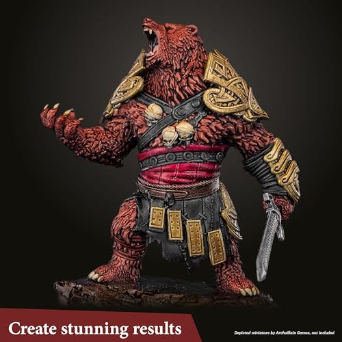 The Army Painter, Speedpaint Starter Set 2.0, 10 x 18 ml | Colori acrilici per modellismo e 1 pennello base gratuito, per Warhammer 40k e Dungeons and Dragons