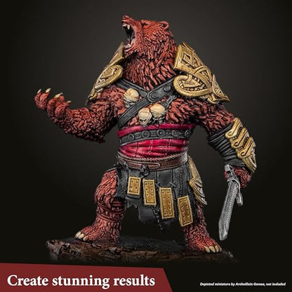 The Army Painter, Speedpaint Starter Set 2.0, 10 x 18 ml | Colori acrilici per modellismo e 1 pennello base gratuito, per Warhammer 40k e Dungeons and Dragons