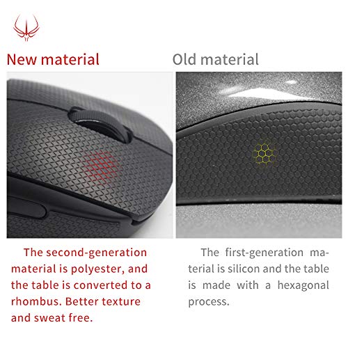 HOTLINEGAMES 2.0 Anti-Slip Mouse Grip Tape Compatible with Model O- (Minus) Gaming Mouse Skins,Sweat Resistant,Cut to Fit,Easy to Apply,Professional Mice Upgrade Kit