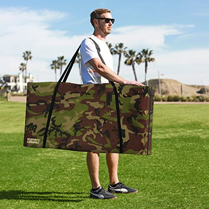 GoSports Premium Cornhole Carrying Case (Regulation Size or Tailgate Size) - style: Regulation Camo 4 X 2 Ft