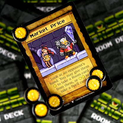 Brotherwise Games Boss Monster: Vault of Villains Expansion, 2 to 6 Players | ages 13+, Upgrade your dungeon by hiring one of 15 all-new Minibosses!, New Bosses, Spells, and more!