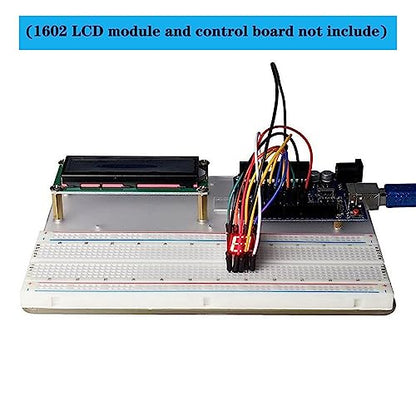 Electronics Component Fun Kit, Component for Arduino/Raspberry Pi, Breadboard, Power Supply Module, Jumper Wire, LED Diode, Resistors, Tact Switch, Potentiometer, Capacitor, Transistor