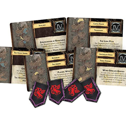 Asmodee A Game of Thrones The Board Game Mother of Dragons Expansion Strategy Game for Kids & Adults, Ages 14+, 3-8 Players, 2-4 Hour Playtime, Made by Fantasy Flight Games