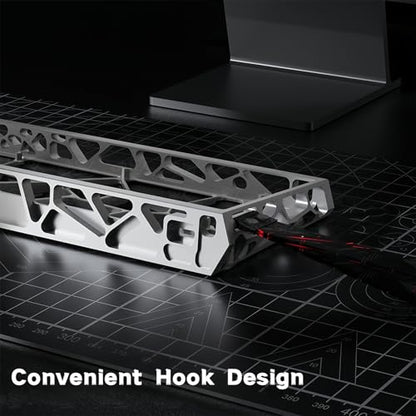 H60 Hollow Aluminum Keyboard Case,60% Compact Customized Mechanical Gaming Keyboard Housing Compatible with Wooting60/Win60/GH60/MADLIONS MAD 60 HE 61Keys Barebones Keyboards DIY (Silver) - color: Silver