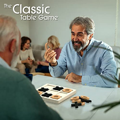 Keeping Busy Tic Tac Toe Dementia Activities for Seniors | Alzheimer Products for Elderly Patients | Fun Memory Game Toy & Cognitive Brain Puzzle for Senior Citizens w/Memory Loss or Alzheimers