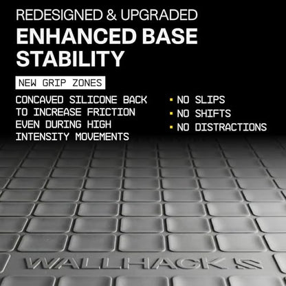 Wallhack SP-005 Glass Gaming Mouse Pad, Large, White | Speed Surface, Esports Mousepad With Smooth Low-Friction Glide, Tempered Glass, Ergonomic Low Profile, Carry Case Included - color: SP-005 Speed | White