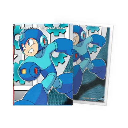Dragon Shield | Matte Art Sleeves | 100 CT - Smooth & Tough Premium TCG Sleeves | Compatible with Pokemon, One Piece & Magic the Gathering | Mega Man Standard - color: Mega Man Standard