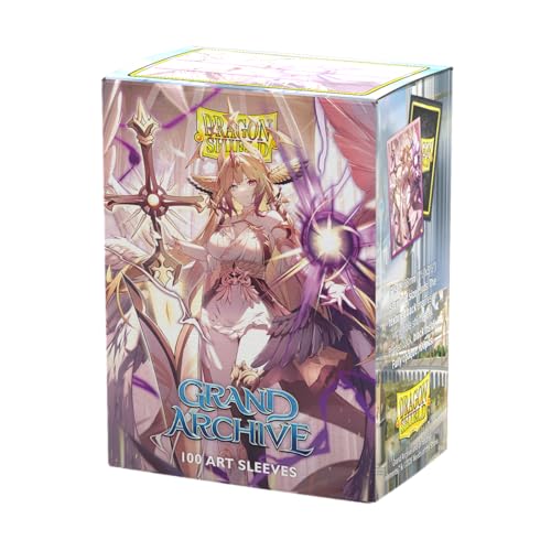 Dragon Shield | Grand Archive Matte Art Sleeves | 100 CT - Smooth & Tough Premium TCG Sleeves | Compatible with Pokemon, One Piece & Magic the Gathering | Haniel, Archangel of Spectra - color: Haniel, Archangel of Spectra