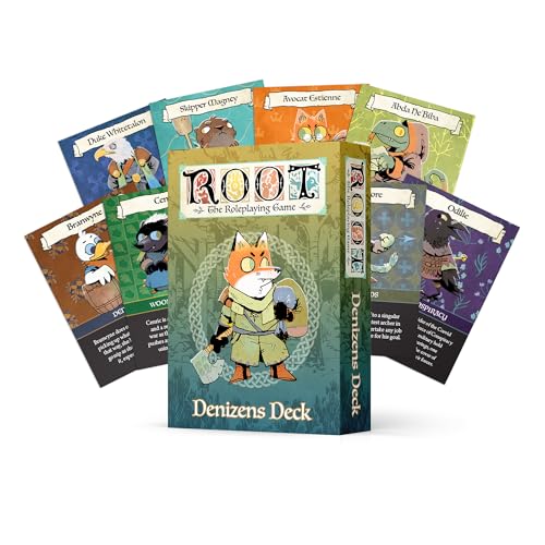 Magpie Games Root The Roleplaying Game: Denizens Deck, 55 NPC Cards - style: Denizens Deck