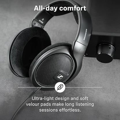 Sennheiser HD 560S Open-Back Over-Ear Wired Headphones, Black - size: (Pack of 1), style: HD 560S