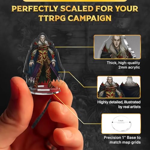 Skinny Minis Undead Miniatures Set, 12 Medium Flat Minis, D&D Compatible 2D Miniatures for 5e & Pathfinder TTRPG, Tabletop RPG Monster Minis for Dungeon Master Roleplaying Games