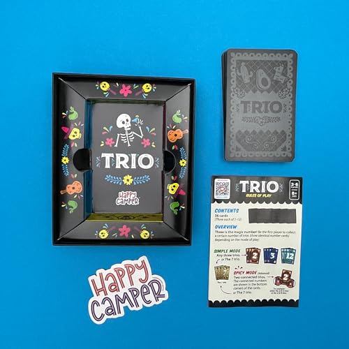 Happy Camper - Trio | Hottest New Family Game | Award-Winning | Game-of-The-Year | Great for Parties and Travel | 3-6 Players | Ages 8+