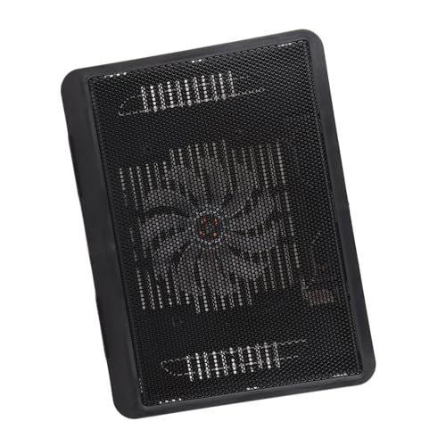 SUNGOOYUE Laptop Cooler Cooling Pad with Super Quiet Fan Ergonomic Stand USB Hub for Gaming Movies Black