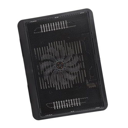 SUNGOOYUE Laptop Cooler Cooling Pad with Super Quiet Fan Ergonomic Stand USB Hub for Gaming Movies Black