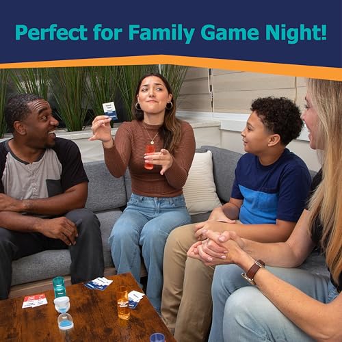 Swallow Your Words Card Games - Board Game for Family Game Night, Sip It, Say It, Don't Spray It, Multiplayer Game, Guess The Phrase Before The Timer Runs Out, Ages 8+ - style: Swallow Your Words