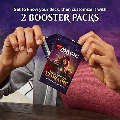 Magic: The Gathering Throne of Eldraine Rowan, Fearless Sparkmage Planeswalker Deck | Ready-to-Play | 60- Card Starter Deck - style: Rowan, Fearless Sparkmage