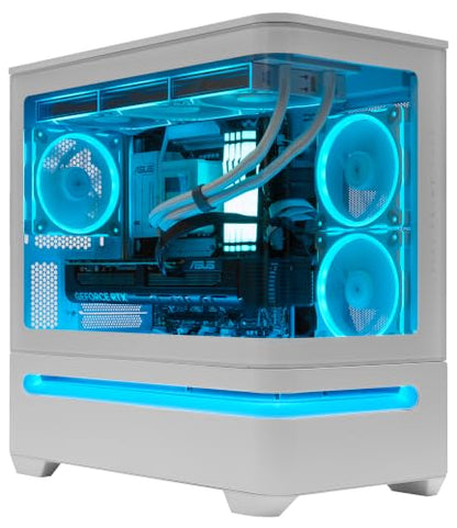 Prime AP202 White - AMD Ryzen 9-9950X3D 16 core 4.3GHz - Radeon RX 9070 XT - 2TB NVMe SSD - 64GB DDR5-850W - Windows 11 Liquid Cooled Gaming Desktop PC WiFi RGB - color: White