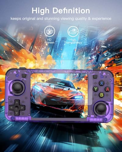 Screen Protector for R36H Handheld Game Console, 9H Hardness Tempered Glass for BOYHOM R36H,Anti-Scratch, Bubble Free, HD Clarity