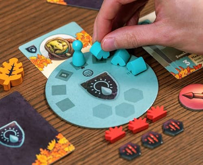 Outlandish Games: Defenders of The Wild - Fantasy Area Control Board Game, Card Driven Co-Op Game of Animals Against Machines, Age 14+, 1-4 Players