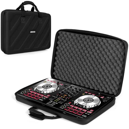 Mixer Travel Case, Carrying Storage Bag Compatible with DJ Controller for DDJ-SB3 / DDJ-SB2 / DDJ-400 / DDJ-FLX4 / DDJ-RB 2-Channel, Black - size: S-21 X 14.5 X 5"
