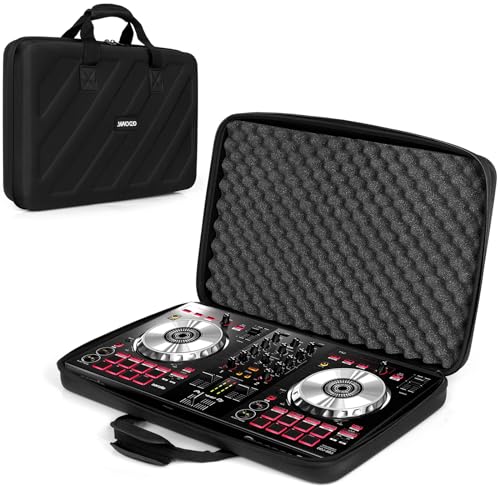 Mixer Travel Case, Carrying Storage Bag Compatible with DJ Controller for DDJ-SB3 / DDJ-SB2 / DDJ-400 / DDJ-FLX4 / DDJ-RB 2-Channel, Black - size: S-21 X 14.5 X 5"