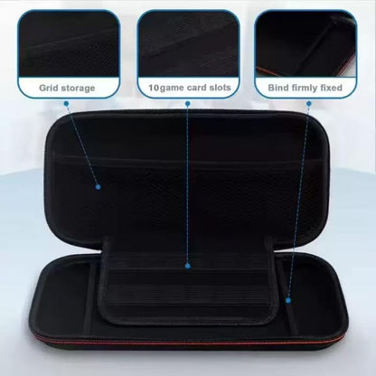 For Nintendo Switch 2 Hard Carrying Case | 10 Game Cartridges Storage | Shockproof EVA Protective Travel Bag with Handheld Design | Anti-Scratch & Water-Resistant | Complete Accessories Organizer - size: For Nintendo Switch 2