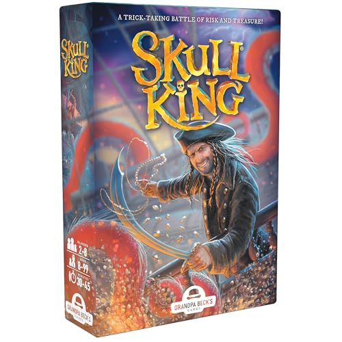 Grandpa Beck's Games Skull King Trick-Taking Card Game | Predict every trick, battle pirates and mermaids, and prove you're the greatest captain on game night. - style: Base Game