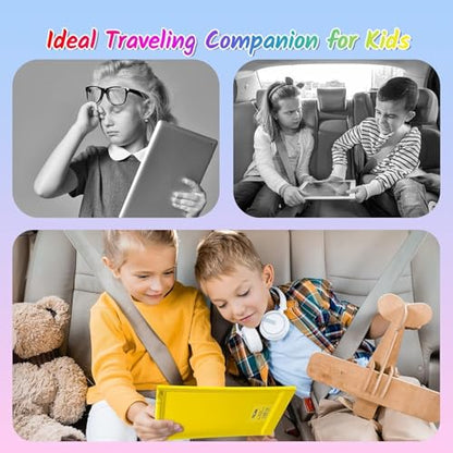 TECJOE 10 Inch 2 Pack LCD Writing Tablet, Colorful Doodle Board Drawing Tablet for Kids, No Mess Toddler Travel Learning Toys, Christmas Birthday Gifts for 3 4 5 6 7 8 Year Old Boys Girls Preschooler - color: Bule Yellow