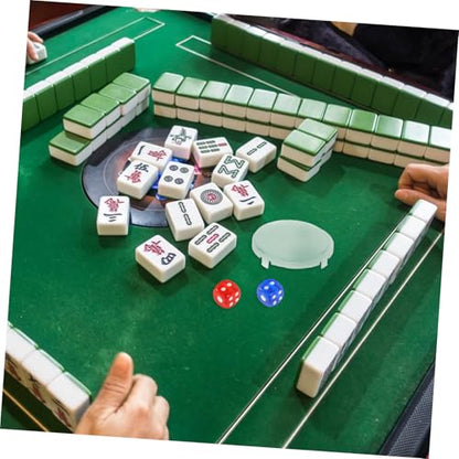 Toddmomy Mahjong Machine Glass Cover Accessory for Gaming Protective Dice Tray Lid Sturdy Tempered Glass Dice Box Tool for Mahjong Players 1 Set