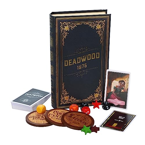 Facade Games Deadwood 1876 Card Game, Gold Rush Strategy for 2-9 Players | Ages 14 and Up, Wild West Gold Rush Theme, Social Deduction Game, For Family Game Night - style: Deadwood