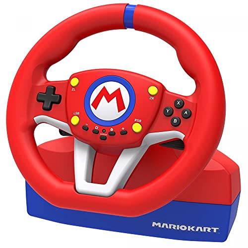 Hori Nintendo Switch Mario Kart Racing Wheel Pro Mini By - Officially Licensed By Nintendo - style: Mario Kart
