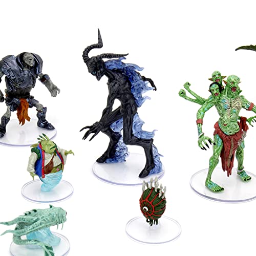 WizKids D&D Icons of The Realms Miniatures: Fangs and Talons Individual Booster, Black - style: Booster