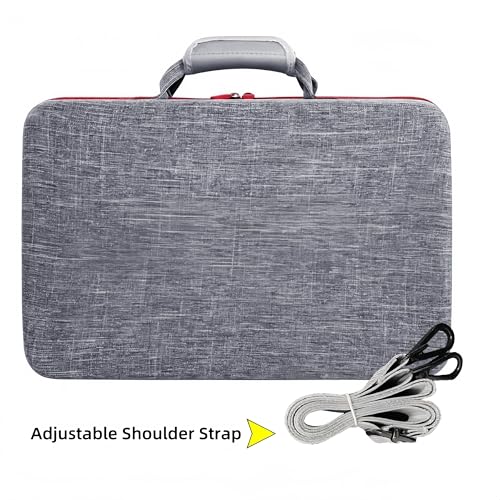 Carrying Case for PS5, Hard Shell Travel Carry Case Compatible with Playstation 5 Console, Thickened Protective Travel Bag w/ Shoulder Strap, for Console, Controllers, Headset, Gaming Accessories