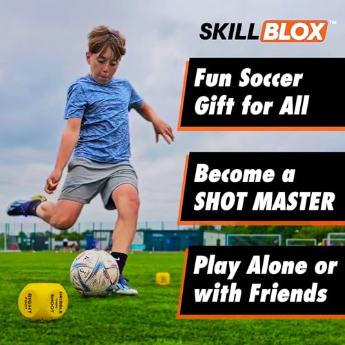 ShotMaster Soccer Shooting Training Dice | Soccer Gifts for Boys | Kick Up & Shooting Training Dice | Fun Soccer Skill Games for Kids | Screen Free Sports Toys & Soccer Gifts - size: Shooting Dice