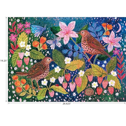 RoseArt - Soft Touch - Strawberry Thief - 1000 Piece Jigsaw Puzzle for Adults - style: Strawberry Thief