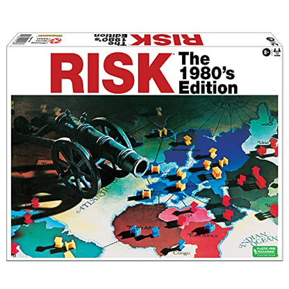 Risk The 1980's Edition, Strategy Board Game, by Winning Moves Games USA | Original 1980's Artwork and Components, World Domination, 2 to 6 Players, Ages 8+
