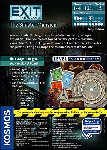 EXIT: The Sinister Mansion - style: The Sinister Mansion