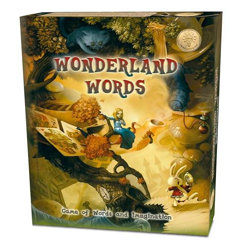 Alice in Wonderland Words | Game of Words and Imagination for the Whole Family | Engaging, Cooperative, and Creative | Ages 8+ | 2-6 Players | 15-45min Playtime