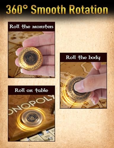 D&D Dice Set,7PCS Metal Dice for Dungeons and Dragons,Mini Dice Set with Pocket Watch Case,Role Playing Board Games Accessories (Dragon, Gold-F) - color: F-gold, style: Dragon