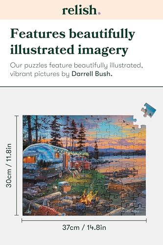 Relish - Dementia Jigsaw Puzzle for Adults, 100 Piece Great Outdoors Puzzle - Activities & Gifts for Seniors with Alzheimer's - style: Great Outdoors