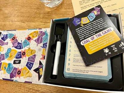 Hachette Boardgames CDSK Travel | A Travel-Friendly Version of the Millennial Trivia Game | Over 800 New Questions | Ages 14+ | 2 to 16 Players | 45 Min